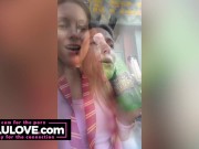 Babe sharing candid daily adventures miXXXed with behind the scenes sexiness & pussy closeups & queefing - Lelu Love 11/16