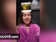 Babe sharing candid daily adventures miXXXed with behind the scenes sexiness & pussy closeups & queefing - Lelu Love 13/16