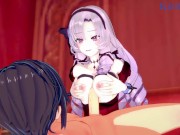 Hyakumantenbara Salome and I have intense sex in the bedroom. - Nijisanji VTuber Hentai 1/16