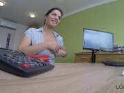 LOAN4K. Pornstar doesnt feel shy to moan during anal sex for money 5/16