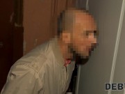 DEBT4k. Lender's real cock helps cute lassie forget about her sex toys 2/16