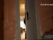 DEBT4k. Lender's real cock helps cute lassie forget about her sex toys 3/16