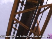 College Hottie Rubs One Out Then Gets Nude In Public 11/16