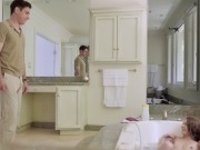 SPYFAM Small Tit Step Sis Sucks Off Step Brother