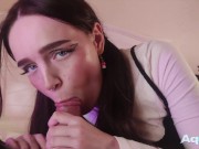 Fucked in the mouth of a cute schoolgirl 4/16