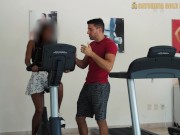 Risky Gym Sex With A Venezuelan Dirty Slut 2/16