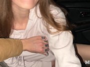 Took a Pretty Girl to the Night Forest to Fuck her Pussy and Mouth in the Car - MIRARI 4/16