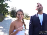 HUNT4K. Winsome girl watches husband wanking to her getting banged 3/16