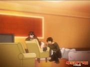 Hentai Pros - Mayu Sucks Sakamoto's Cock While Kunio Takes Pictures & Then Fucks Her From Behind 13/16