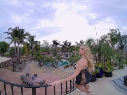 Curvy Blonde Kayley Gunner Becomes Very Horny In Your New Big Mansion