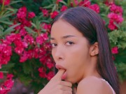 ULTRAFILMS Gorgeous model from Uganda Naomi Hill getting very horny and showing how badly she wants to fuck 3/16