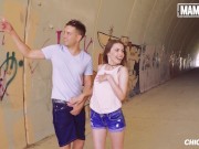 MAMACITAZ - Brunette Hottie Elle Rose Takes The Biggest Dick Of Her Life 3/16