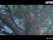 LETSDOEIT - Skinny Euro Slut Gina Gerson Isn't Afraid To Do A Nasty Outdoor Blowjob To A Stranger 2/16