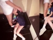 【ハロウィンナンパ】「ダメ、友達きちゃうよ…！」コスプレ女子をクラブで声かけトイレでハメ撮り 4/16