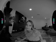 Sexy blonde lets you cum in her pussy in virtual reality 2/16