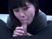 エロチンポを嗅ぎながら興奮する彼女がフェラで鼻息を荒くしちゃう♡鼻コキ口内射精 15/16