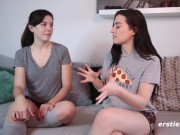 Ersties: Amateur Babes Taste Each Other's Hairy Pussy 14/16