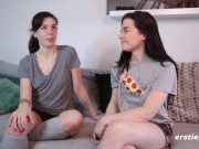 Ersties: Amateur Babes Taste Each Other's Hairy Pussy 15/16