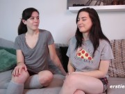 Ersties: Amateur Babes Taste Each Other's Hairy Pussy 4/16