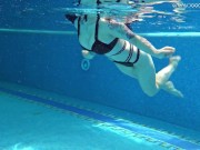 Swimming pool dark hair big ass babe Sheril 3/16