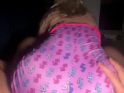 A young insta blogger takes a dick in her mouth after a pussy. iPhone recording 7/16