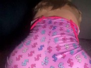 A young insta blogger takes a dick in her mouth after a pussy. iPhone recording 9/16