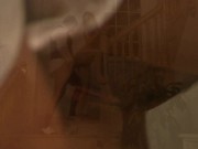 Hot brunette fucked hard in the stairs in hot porn classic 90s 11/16