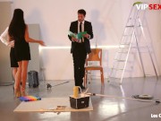 LOS CONSOLADORES - Hot FFM Threesome With Russian Slut Sasha Rose And Hungarian Blondie Sicilia 1/16