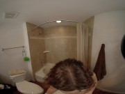 Stepbrother washes stepsister in bathroom and ends up masturbating 7/16