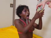 Throat fucked ebony 4/16