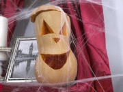 Cutie celebrates Halloween by having anal sex with her man 1/16