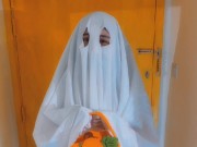 【奶咪剧情系列】万圣节收集糖果的小色鬼 1/16