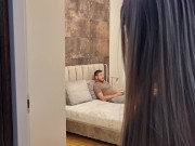 Big tits Blonde gives blowjob and gets fucked to cum on her face POV 1/16