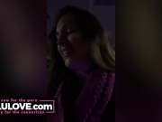 Babe showing off luxury TEEPEE w/ bathtub & more behind the scenes creampie closeups, catfish frustration & more - Lelu Love 3/16