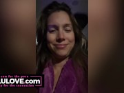 Babe showing off luxury TEEPEE w/ bathtub & more behind the scenes creampie closeups, catfish frustration & more - Lelu Love 4/16