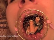 Blonde Preggo Mistress Makes Tinkerbell Climax With Hot Masturbation And Smoking Session 15/16