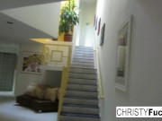 Christy & London take on Ramon's cock 16/16