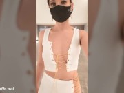 Testing my new suit. Upskirt selfie 4/16