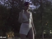 Testing my new suit. Upskirt selfie 8/16