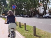 How does a day at the park end up with a public blowjob? - Cute teen swallows cum 1/16