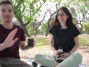 How does a day at the park end up with a public blowjob? - Cute teen swallows cum 5/16