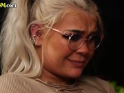 CFNM office babe sucks and jerks dick 8/16