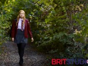 British 18 Year Olds First EVER Porn Scene - The Dildo In The Woods 2/16
