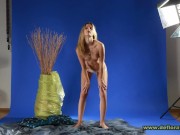 Innocent looking babe Polina virgin casting 3/16