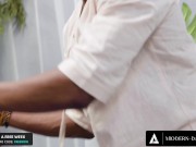 Petite Babe Sucks Fitness Instructor's Dick In Public! 10/16