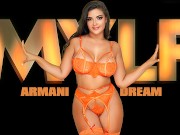 Buxom Goddess In Sexy Lace Lingerie Armani Dream Oils Herself Before Riding Her Stepsons Cock - Mylf