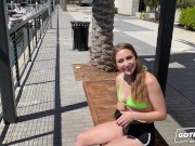 GOTFILLED Blonde nympho Laney Grey penetrated and creampied by a big meaty cock 1/16