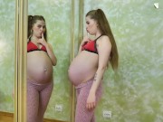 very first amateur sex video with skinny ninth month preggo stepsister 1/16