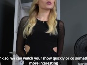 You didn't have time to get ready for a colleague's birthday, so we'll fuck 2/16