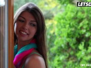 LETSDOEIT - Small Tits Babe Suzan Ayn Rides Photographer's Cock After Audition 2/16